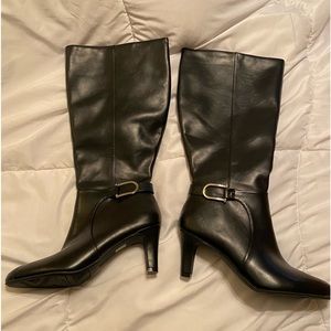 Black tall Flex boots. New never used